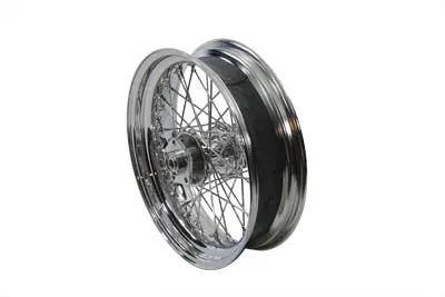 V-Twin 17 Inch x 4.5 Inch Replica Rear Spoke Wheel with 3/4 Inch Axle for Harley Davidson FX Models by V-Twin