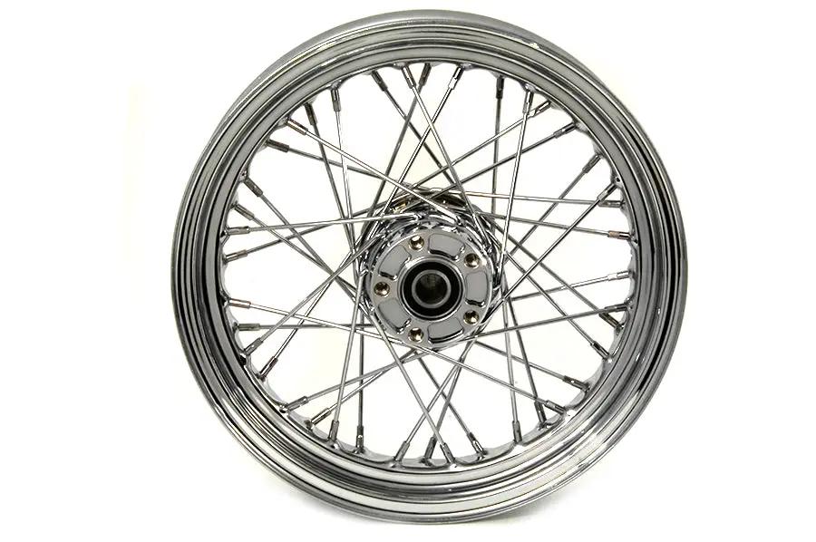 V-Twin 16 inch x 3.00 inch Rear Spoke Wheel for Harley Davidson FLT - Part #64391 by V-Twin