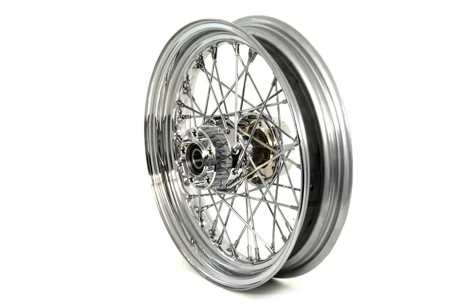 V-Twin 16 inch x 3.00 inch Rear Spoke Wheel for Harley Davidson FLT - Part #64391 by V-Twin