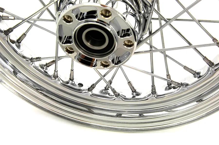 V-Twin 16 inch x 3.00 inch Rear Spoke Wheel for Harley Davidson FLT - Part #64391 by V-Twin
