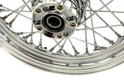 V-Twin 16 inch x 3.00 inch Rear Spoke Wheel for Harley Davidson FLT - Part #64391 by V-Twin