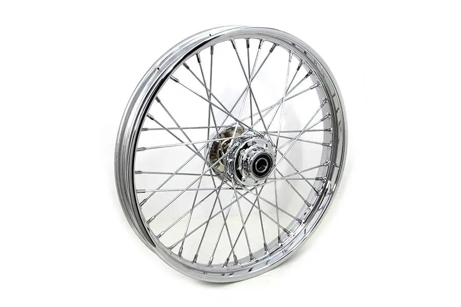 V-Twin 21 inch x 2.15 inch Front Spoke Wheel for Harley Davidson FLST and FXST Models by V-Twin