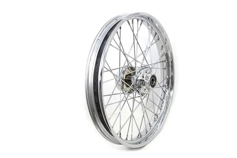 V-Twin 21 inch x 2.15 inch Front Spoke Wheel for Harley Davidson FLST and FXST Models by V-Twin
