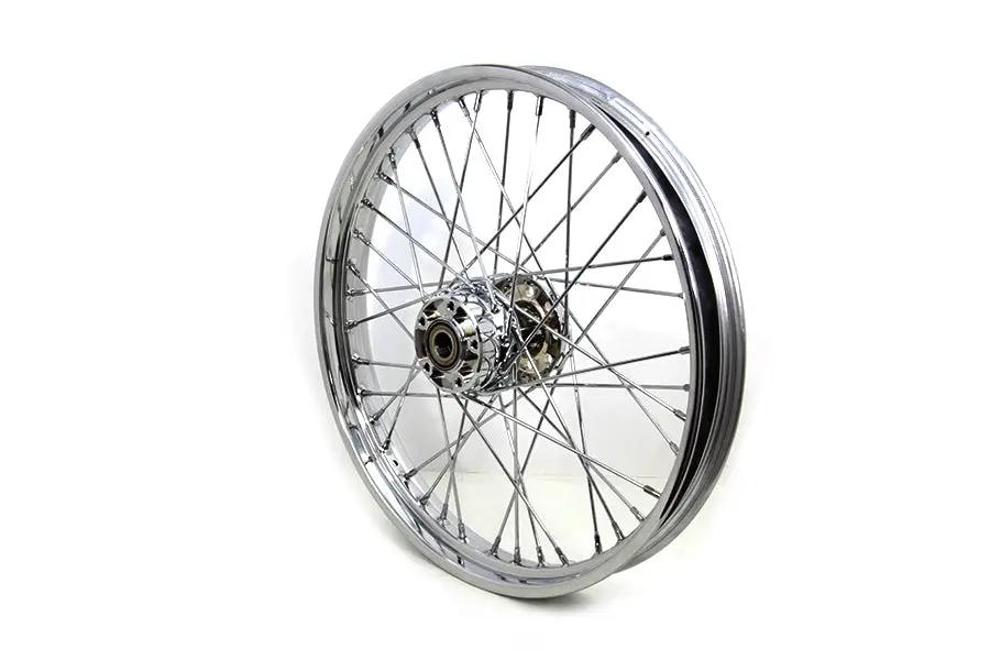 V-Twin 21 inch x 2.15 inch Front Spoke Wheel for Harley Davidson FLST and FXST Models by V-Twin