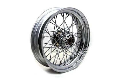 V-Twin 17 inch x 4.50 inch Rear Wheel Chrome for Harley Davidson FXD (2012-2017) by V-Twin