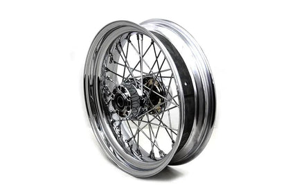 V-Twin 17 inch x 4.50 inch Rear Wheel Chrome for Harley Davidson FXD (2012-2017) by V-Twin