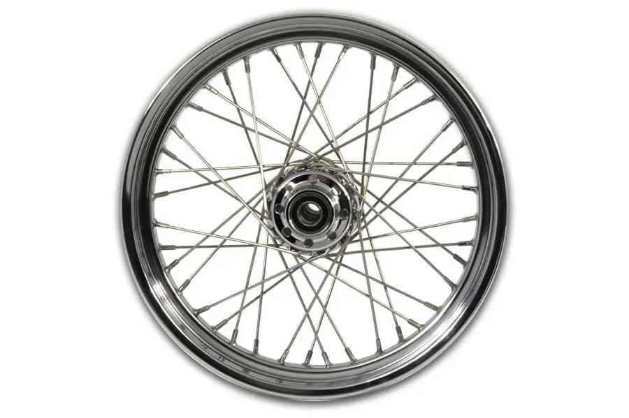 V-Twin 19 Inch x 2.50 Inch Front Spoke Wheel for Harley Davidson FXDWG by V-Twin