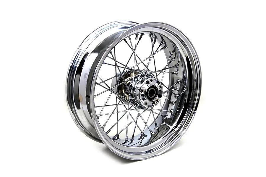 V-Twin 17 inch x 6.00 inch Rear Spoke Wheel for Harley Davidson FXST Models by V-Twin