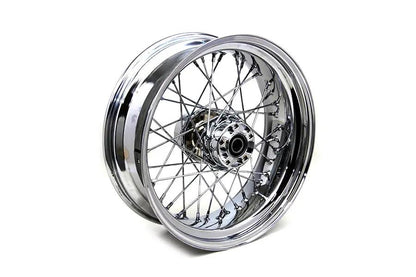 V-Twin 17 inch x 6.00 inch Rear Spoke Wheel for Harley Davidson FXST Models by V-Twin