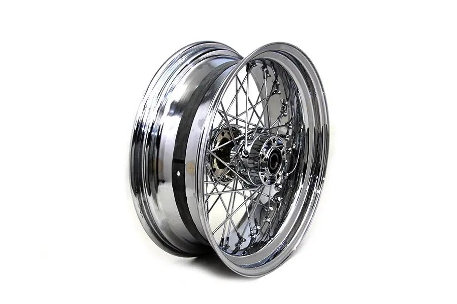 V-Twin 17 inch x 6.00 inch Rear Spoke Wheel for Harley Davidson FXST Models by V-Twin