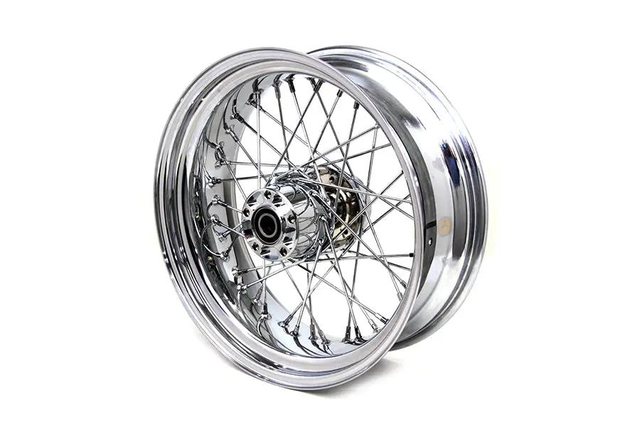 V-Twin 17 inch x 6.00 inch Rear Spoke Wheel for Harley Davidson FXST Models by V-Twin