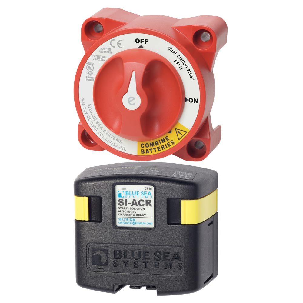 Blue Sea Systems 7650003 Add-A-Battery Kit for Dual Battery Management