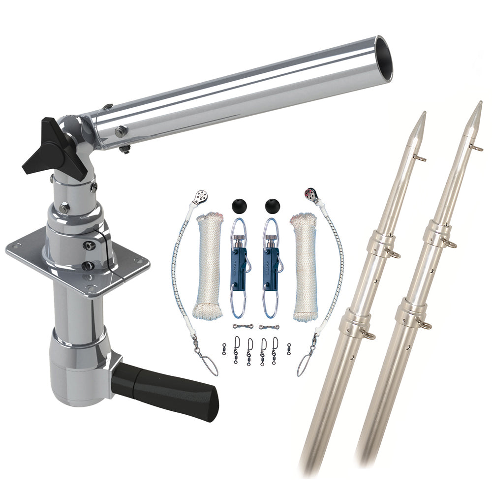 Rupp Marine Revolution Top Gun Package with 15' Telescoping Poles and Rigging Kit