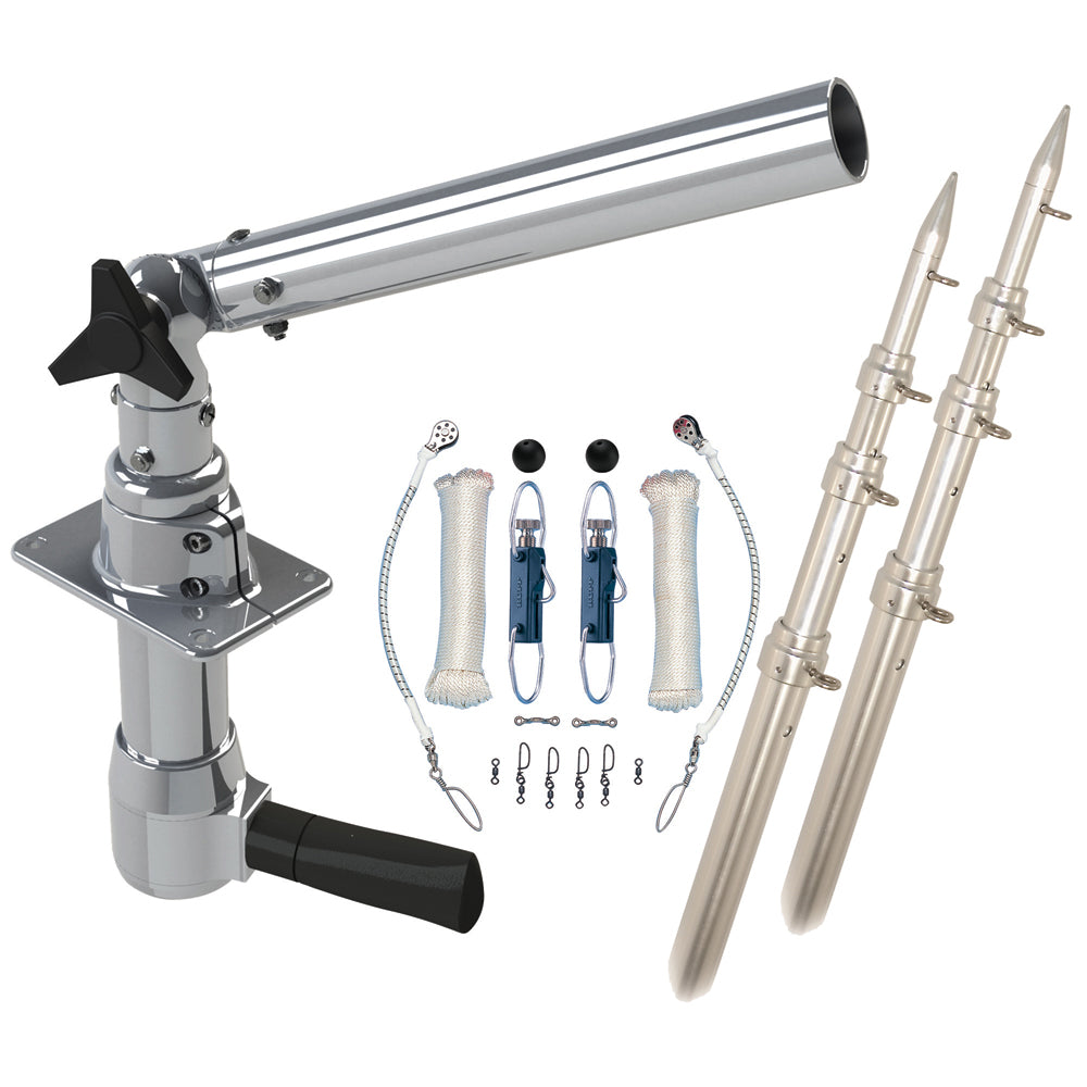 Rupp Marine Revolution Top Gun Package with 18' Telescoping Poles and Rigging Kit