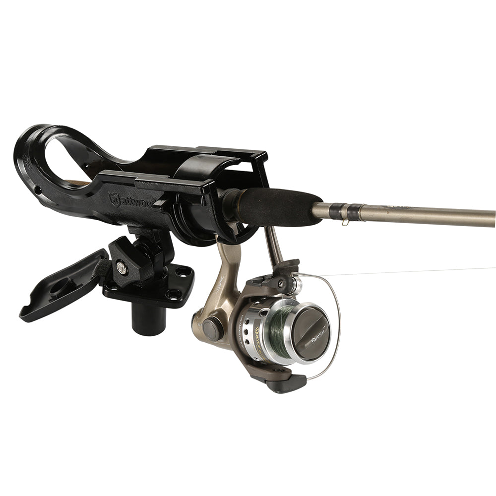 Attwood Marine Heavy Duty Adjustable Rod Holder with Flush Mount - Part #5014-4