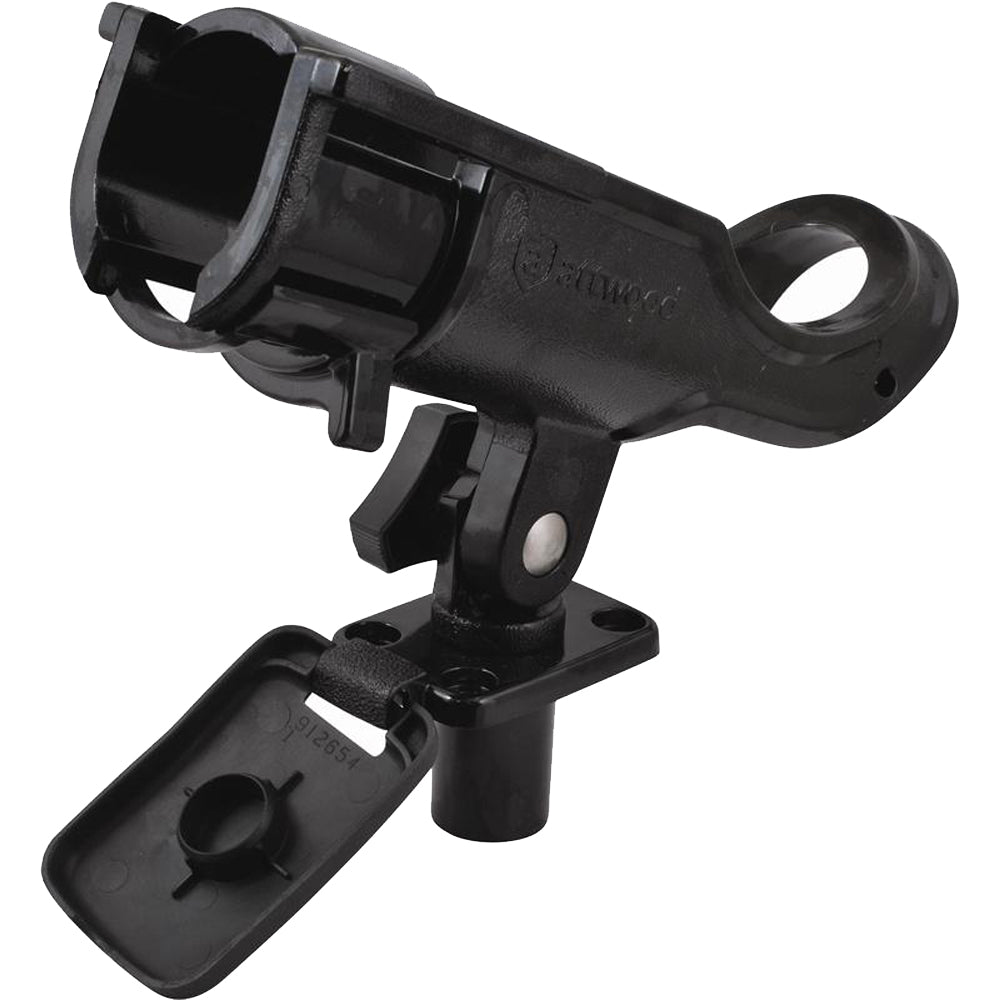 Attwood Marine Heavy Duty Adjustable Rod Holder with Flush Mount - Part #5014-4