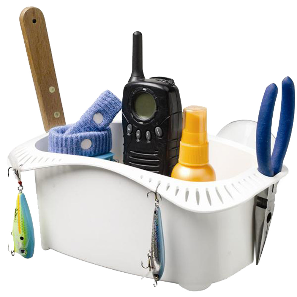 Attwood Marine Cockpit Caddy with Suction Cups and Storage Slots