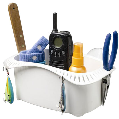 Attwood Marine Cockpit Caddy with Suction Cups and Storage Slots
