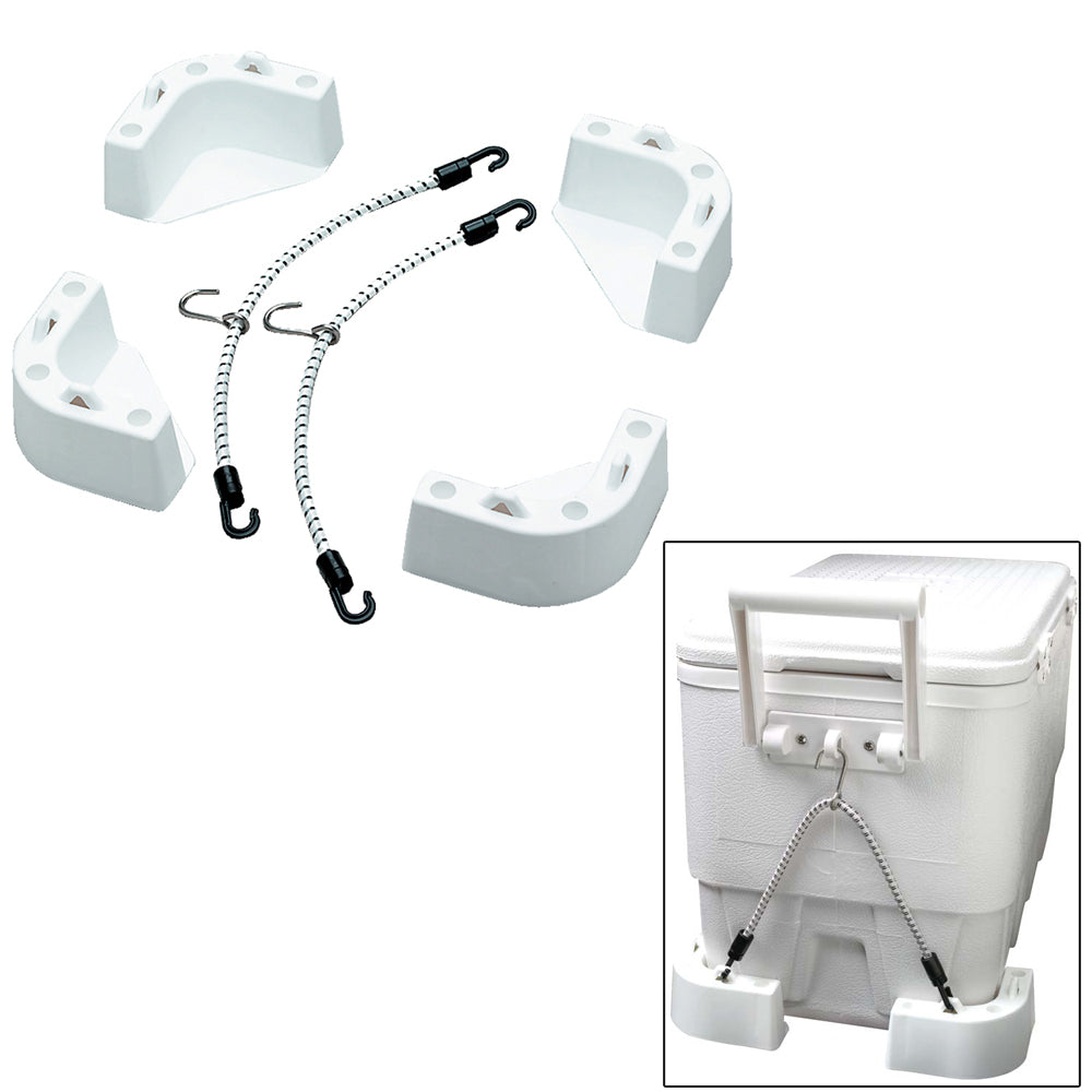 Attwood Marine Cooler Mounting Kit Part 14137-7 for Secure and Safe Cooler Installation