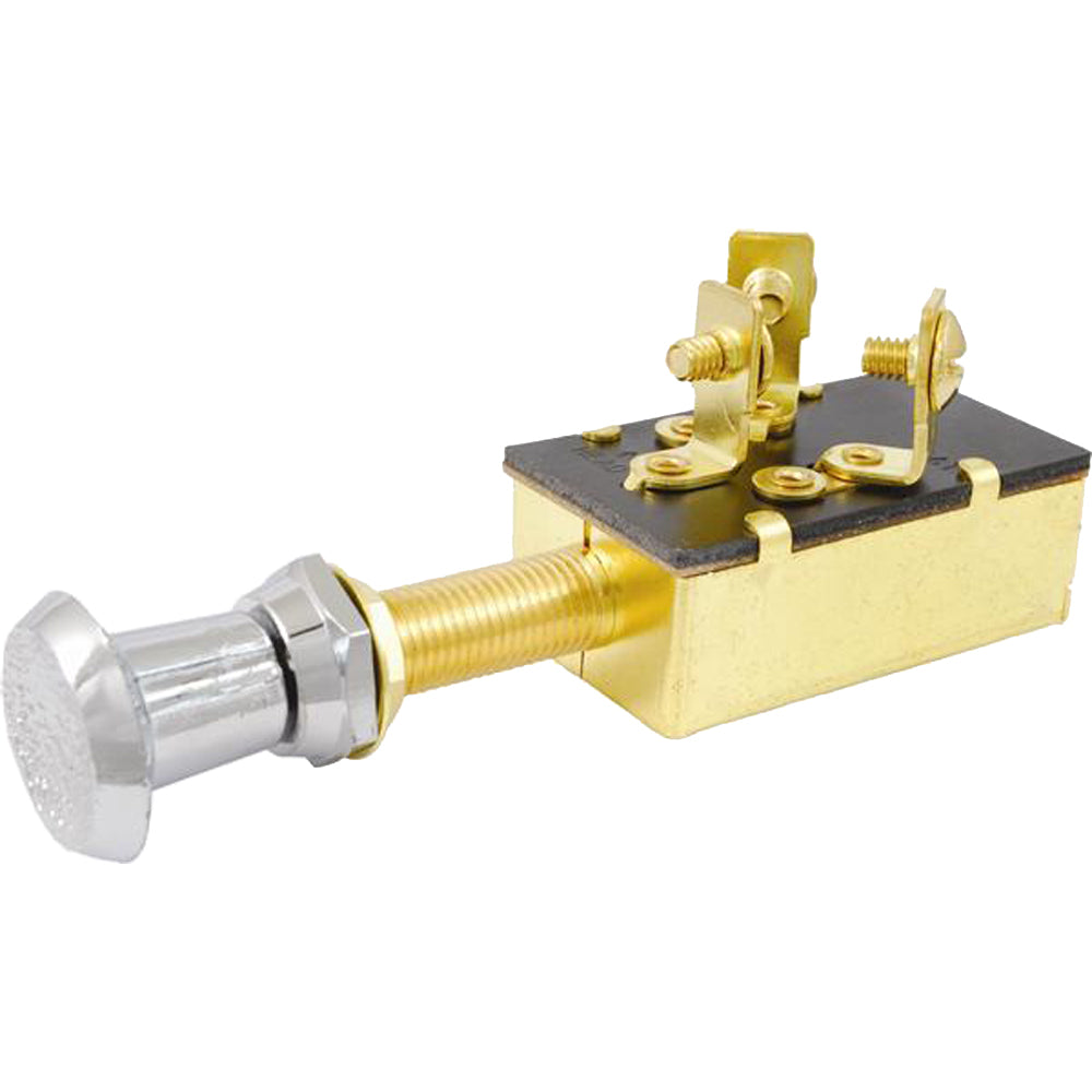 Attwood Marine Three-Position Push/Pull Switch - Off/On/On for Marine Lighting