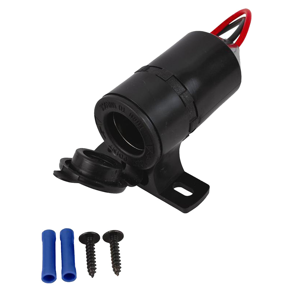 Attwood Marine 12-Volt Surface Mount Power Outlet (Part #11862-6)