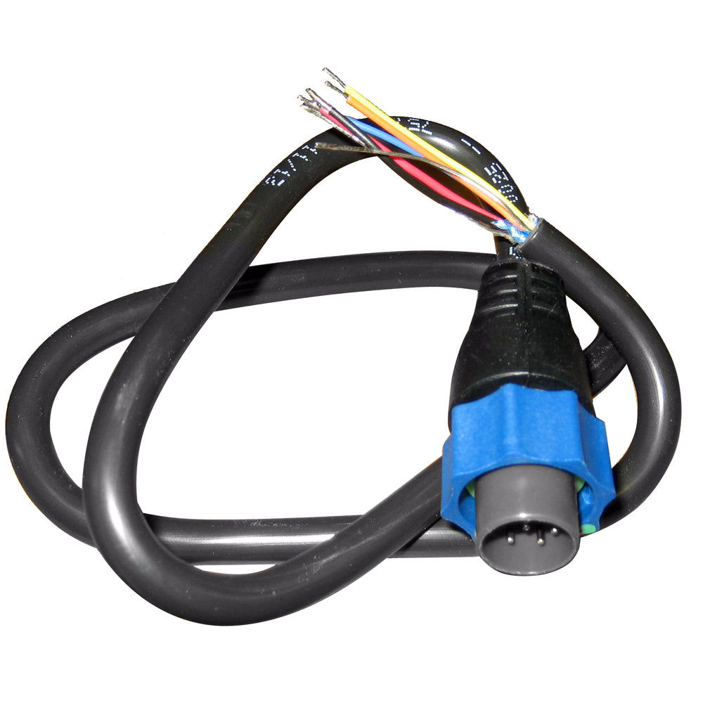 Lowrance 000-10046-001 7-Pin Blue Adapter Cable to Bare Wires