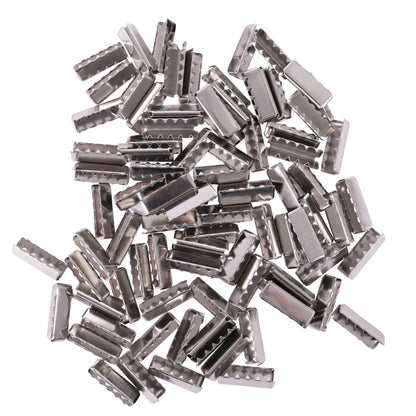 Rothco Military Web Belt Tips Chrome – 100 Pack for Durable Belt Accessories