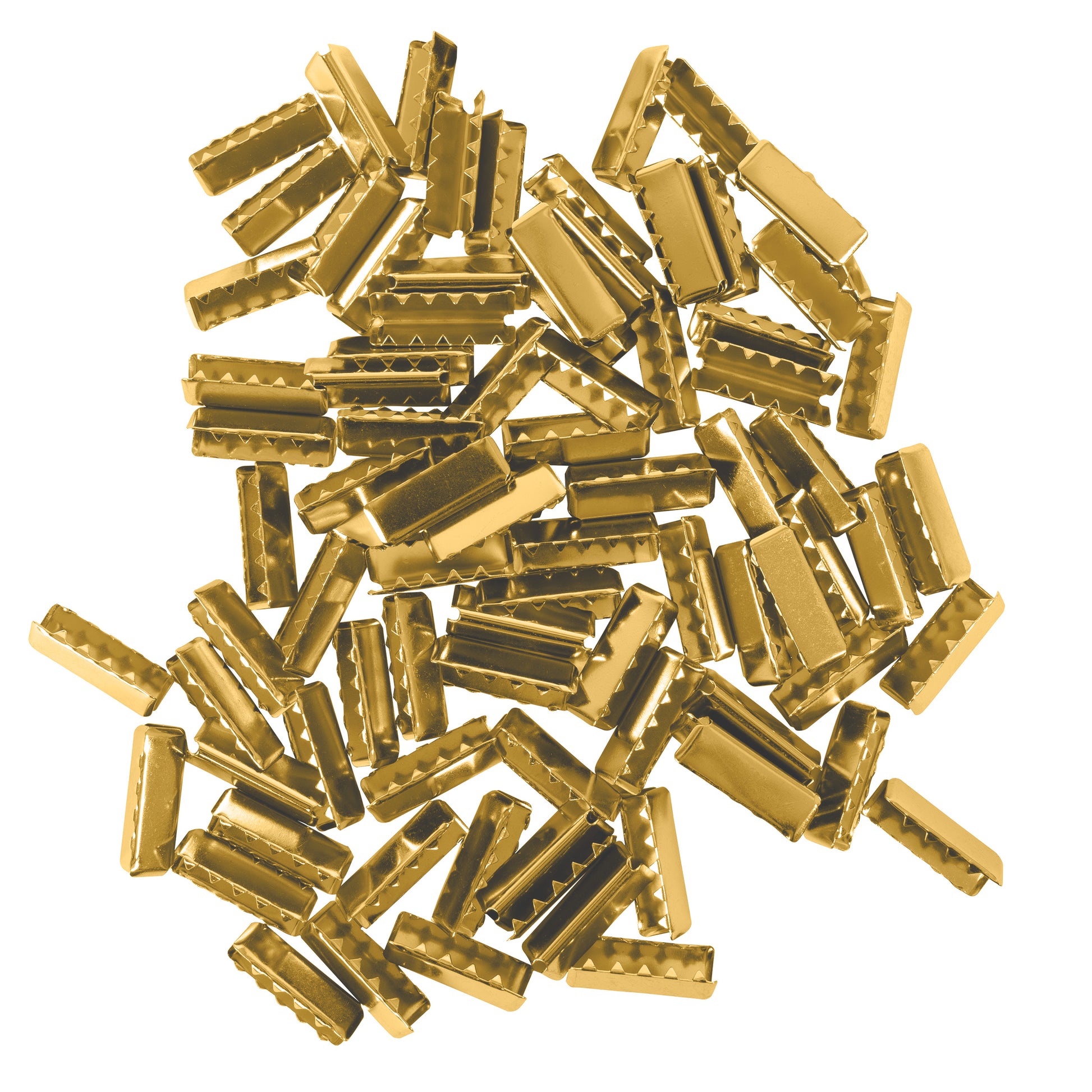 Rothco Military Web Belt Tips Brass - 100 Pack