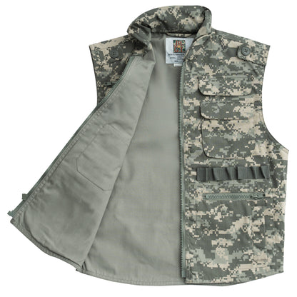 Rothco Kids Ranger Vest ACU Digital Camo Size XL - Durable Outdoor Vest for Young Adventurers