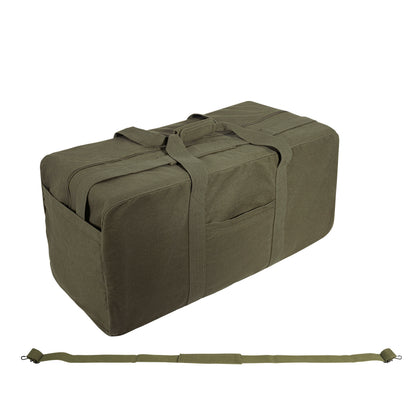 Rothco Jumbo Canvas Cargo Bag Olive Drab - Heavyweight Water-Resistant Storage Solution