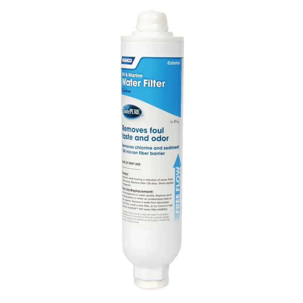 Camco TastePURE RV & Marine Water Filter Part #40645 – Improves Drinking Water Quality by Camco