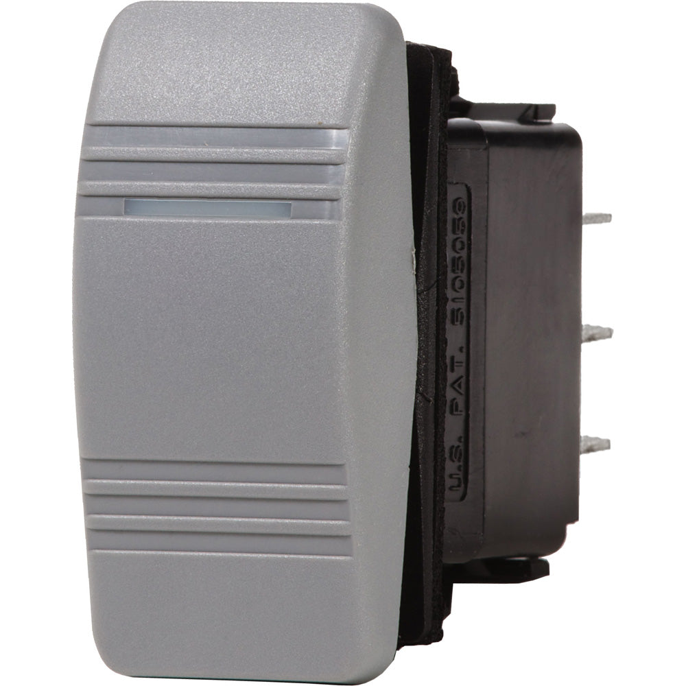 Blue Sea Systems 7944 Contura III SPDT Switch - (ON)-OFF-ON - Grey
