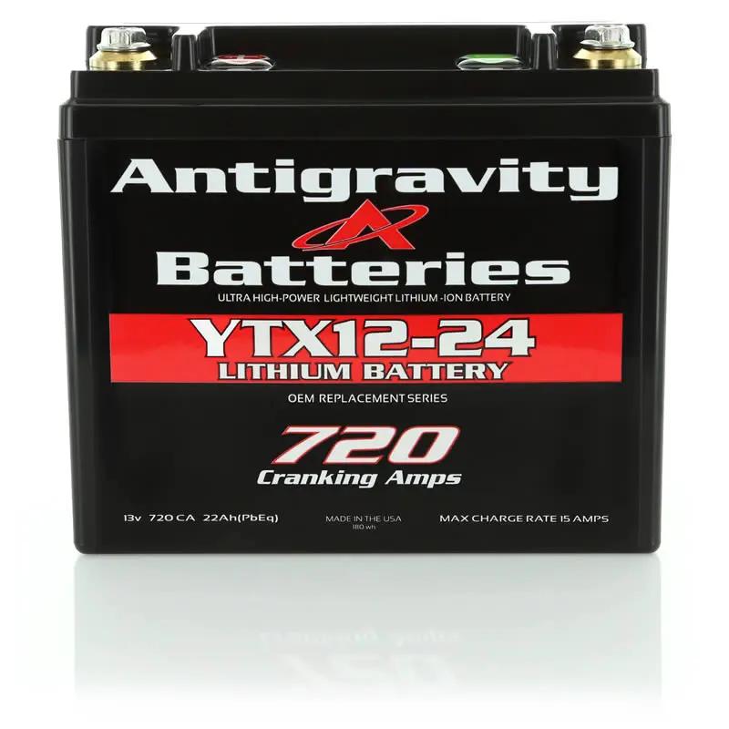 Anti Gravity 12 Volt 24 Cell Battery AG-YTX12-24 with Left Hand Negative Terminal by Anti Gravity Battery