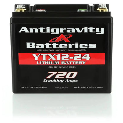 Anti Gravity 12 Volt 24 Cell Battery AG-YTX12-24 with Left Hand Negative Terminal by Anti Gravity Battery