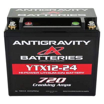 Anti Gravity 12 Volt 24 Cell Battery AG-YTX12-24 with Left Hand Negative Terminal by Anti Gravity Battery