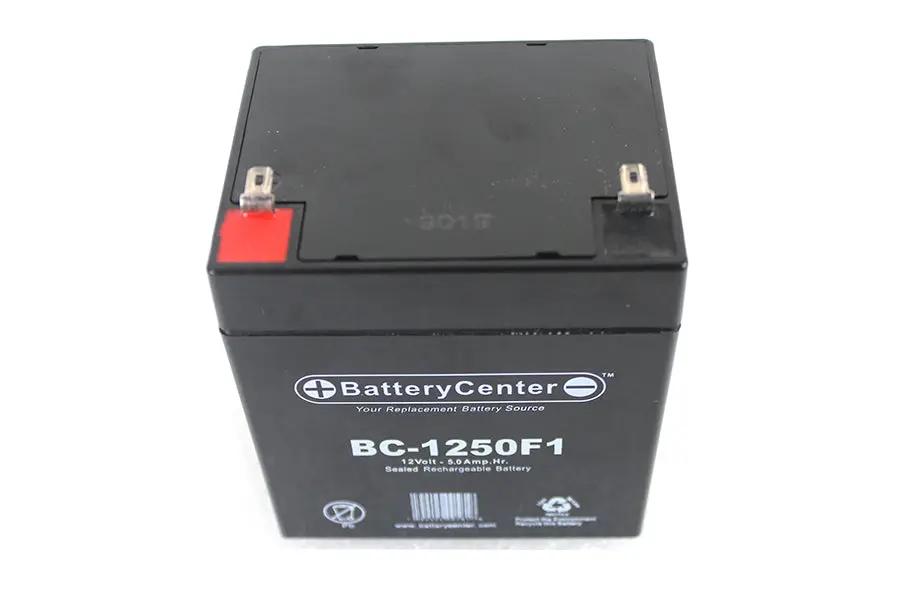V-Twin BG-1250F1 12 Volt 5 Ah Rechargeable Sealed Battery for Harley Davidson EL Models by V-Twin