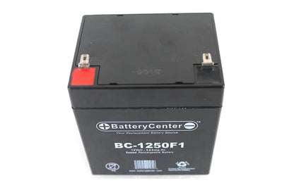 V-Twin BG-1250F1 12 Volt 5 Ah Rechargeable Sealed Battery for Harley Davidson EL Models by V-Twin