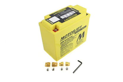 Motobatt MBTX20U 12 Volt AGM Sealed Yellow Battery for Harley Davidson FLST and FXST by Motobatt