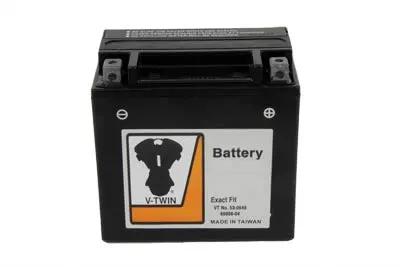 V-Twin 12 Volt Dry Charged Replacement Battery for Harley Davidson XL Models by V-Twin