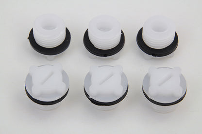 V-Twin Battery Top Set for Harley Davidson FL Models (Fits 1965-1974)