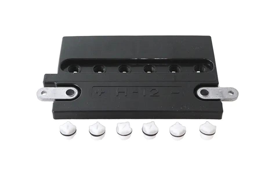 V-Twin H-12 Battery Top Cover with Terminals for Harley Davidson FL Models by V-Twin