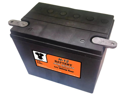 V-Twin H-12 Sealed AGM Battery for Harley Davidson FLH - 370 Cold Cranking Amps by V-Twin