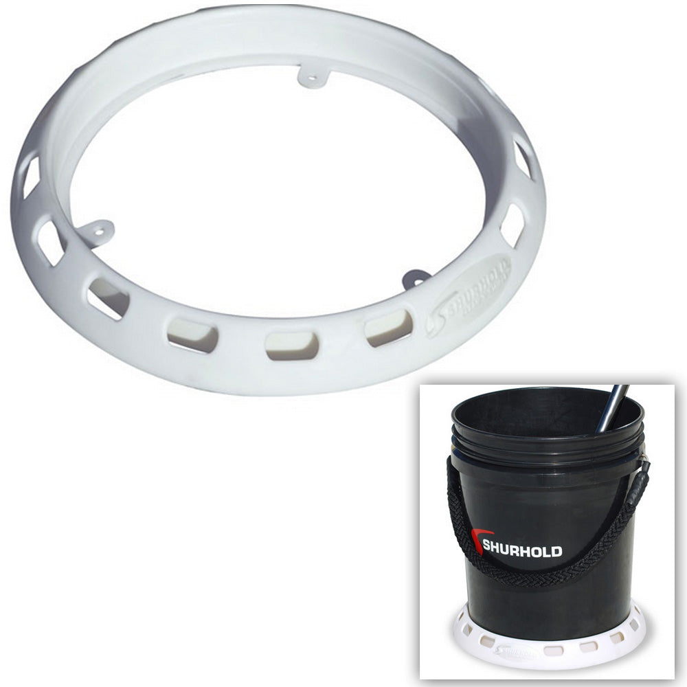 Shurhold Bucket Base Part 240 – Non-Slip Ring for 5-Gallon Buckets on Boats and RVs