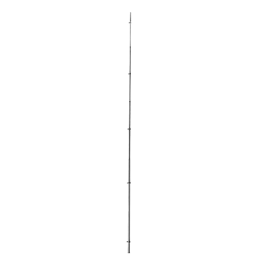 Rupp Marine 15' Center Rigger Pole - Aluminum Construction with Silver Collar