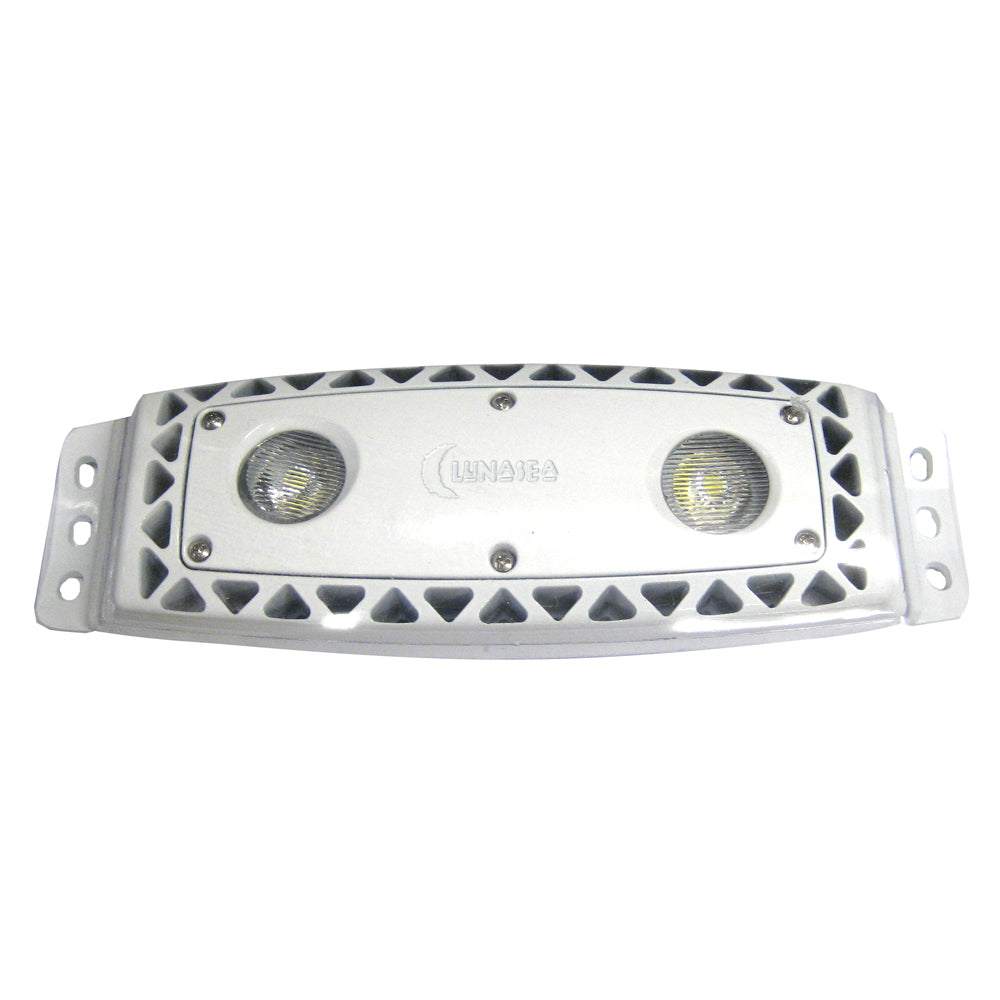 Lunasea Lighting High Intensity Outdoor Dimmable LED Spreader Light - White, 1,100 Lumens