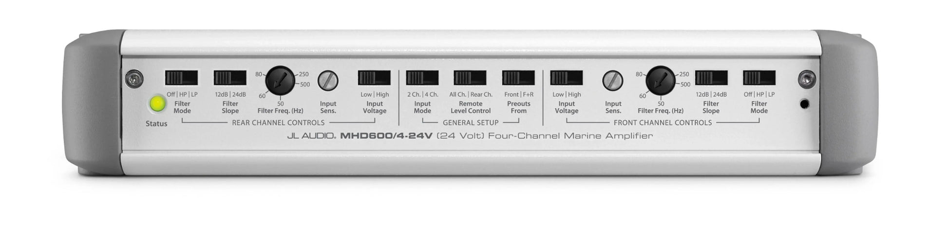 JL Audio MHD Marine Amplifier 4-Channel Full-Range 600 Watts 24v