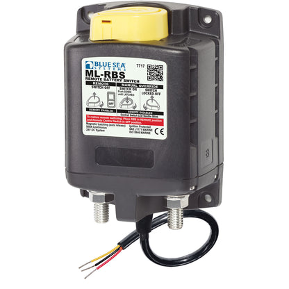 Blue Sea Systems ML-RBS Remote Battery Switch with Manual Control and Auto-Release - 24V