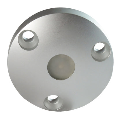 Lumitec Anywhere Light with Brushed Housing and Tri-Color Illumination