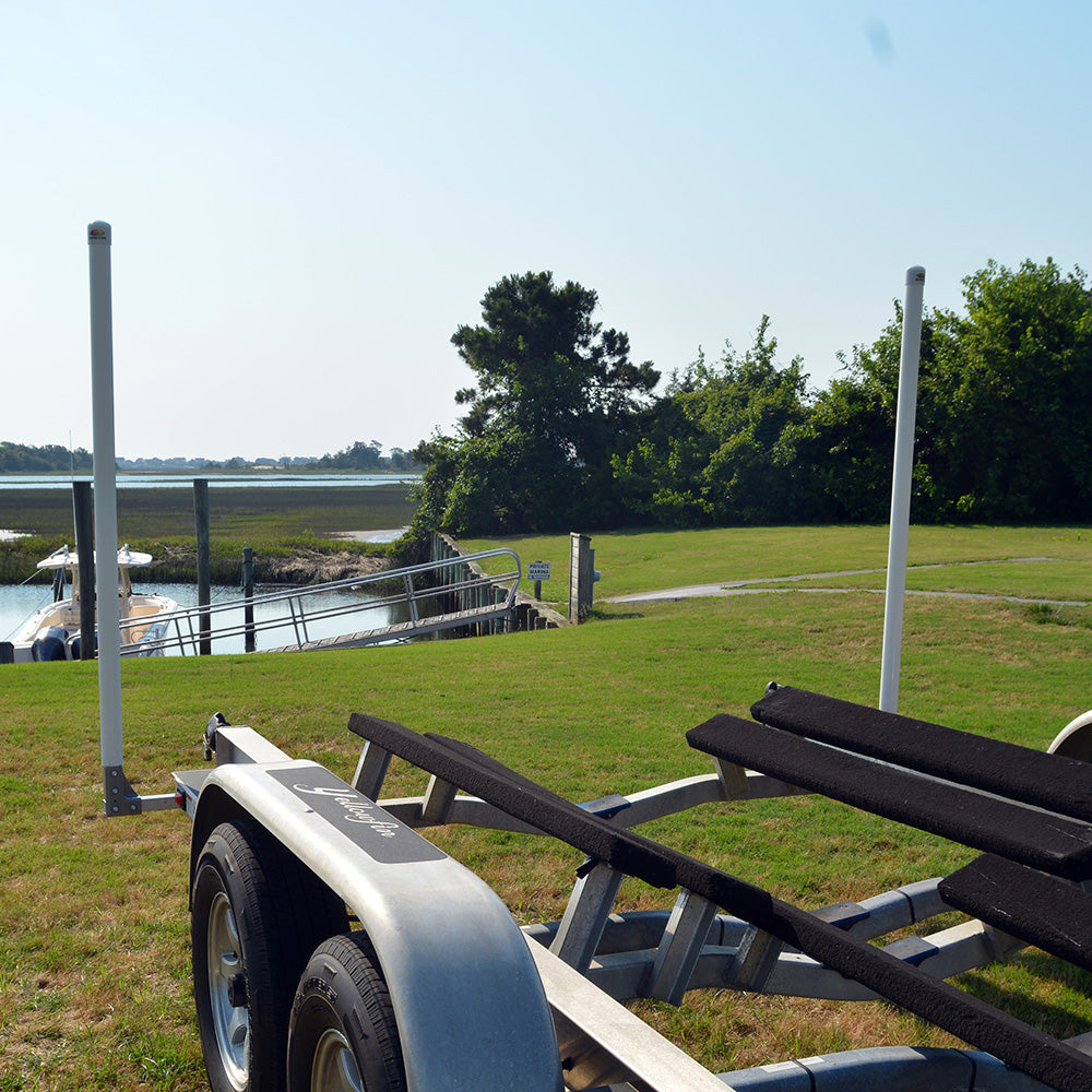 C.E. Smith 75-inch Post Guide-On with Unlighted Posts for U-Bolt Mounting