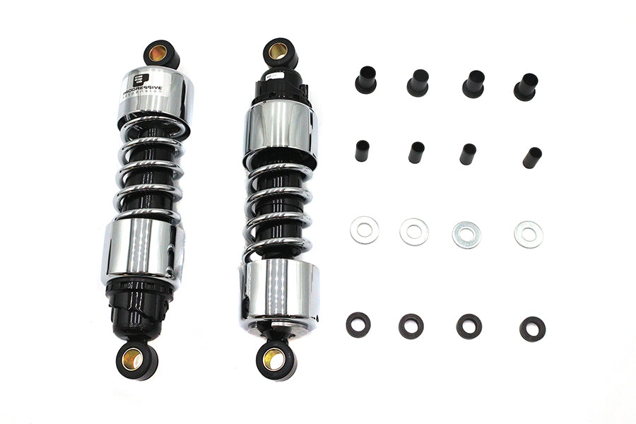 Progressive Suspension 412-4006C 11-1/2-Inch Magnum Chrome Shock Set